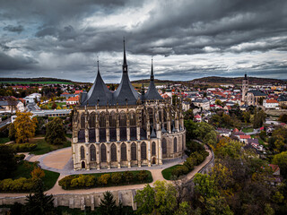 Kutna Hora, temple sv. Barbora castle