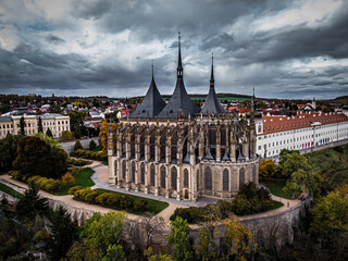Kutna Hora, temple sv. Barbora castle