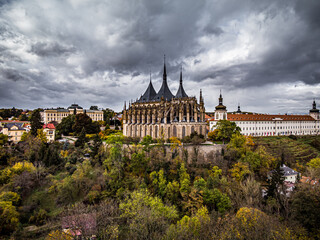 Kutna Hora, temple sv. Barbora castle