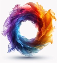 Colorful Smoke Rings: A Monthly Event Celebration Generative AI
