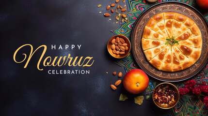Happy nowruz celebration banner design