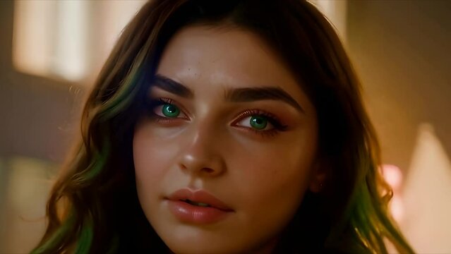 woman lucy 4k video