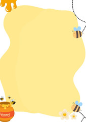 สีพาสเทล ลายเส้น น่ารัก ปก ขอบกระดาษ เอกสารขนาด A4 - 1