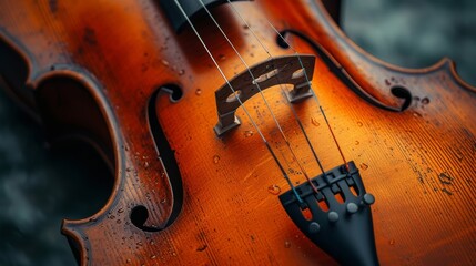 Close-Up of a Musical Instrument, detailed shots of musical instruments, focusing on textures and craftsmanship