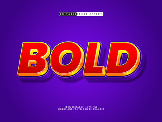 bold editable text effect