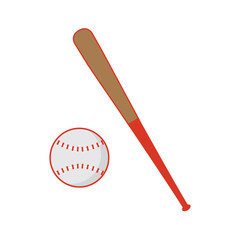 baseball bat isolated icon vector illustration design