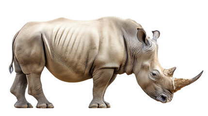 Obraz premium rhinoceros isolated on white