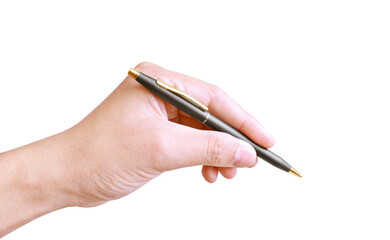 Pen in a hand
