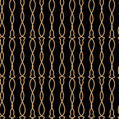 Fototapeta premium seamless abstract pattern with linear wavy stripes for fabric home wear surface design packaging vector