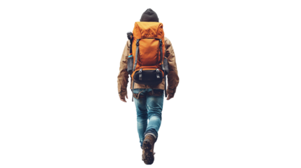 wooden doll isolated