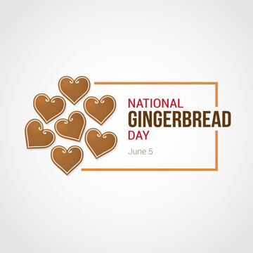 National Gingerbread Day Vector Illustration. gingerbread comes in various forms, from cookies and cakes to houses and ornaments, showcasing creative culinary expressions. flat style design