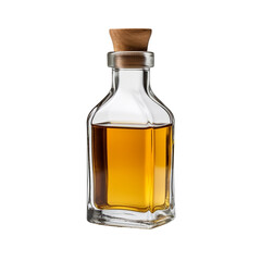 Vinegar bottle isolated on transparent background