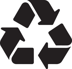Recycling Symbol Icon vector