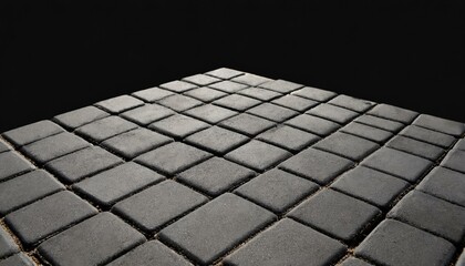 paving block road or floor yard isolated background