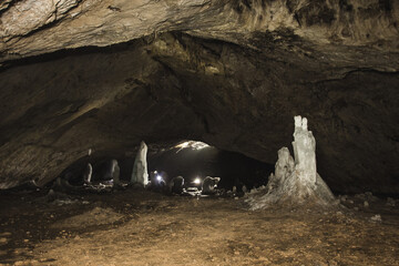 Mystical Underground Cave with Impressive Rock Formations and Hidden Natural Beauty
