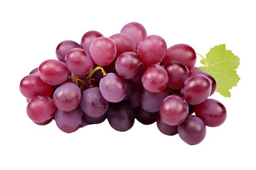 Lush Bunch of Grapes Isolated on Transparent Background - High Resolution PNG