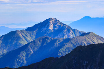 南アルプスの甲斐駒ヶ岳