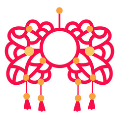 vector Chinese New Year hanging decoration
