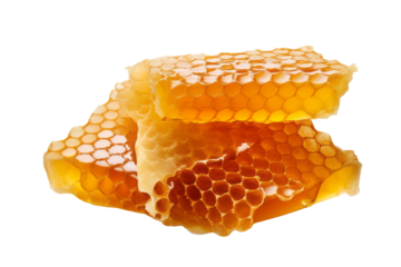 Seamless Honeycomb Pattern Vector - Transparent Background