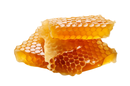 Seamless Honeycomb Pattern Vector - Transparent Background