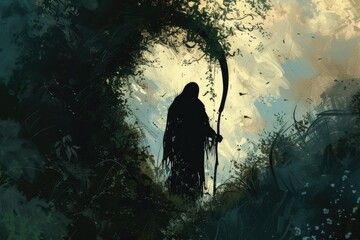 Fototapeta premium illustration death