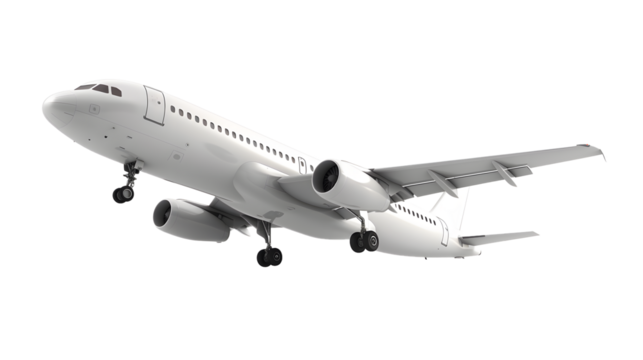  Airline Concept Travel Passenger plane. Jet commercial airplane