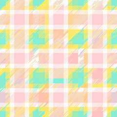 seamless pastel plaid pattern, abstract background, fabric, paper, decoration.