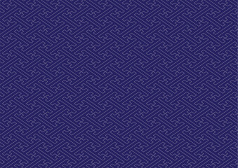 紗綾形　和柄の背景素材