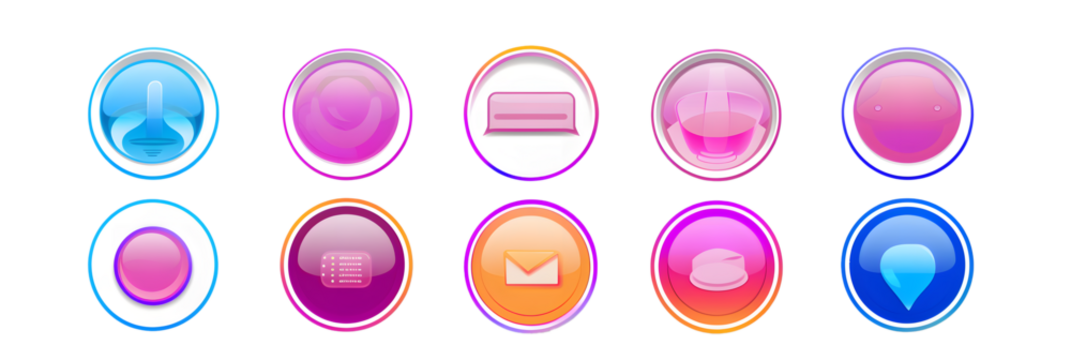  live stream, new story badge vector set