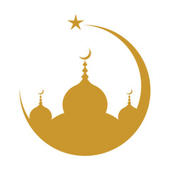 Mosque logo images illustration