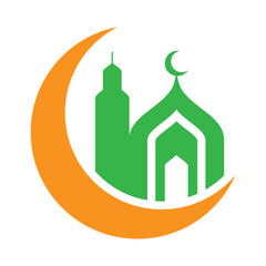 Mosque logo images illustration