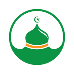Mosque logo images illustration