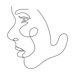 Abstract Face Line