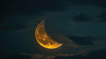 Obraz na płótnie Canvas Moon Sighting on Eid-ul-Fitr, Eid Ul Fitr