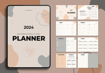 Planner Template Design Layout