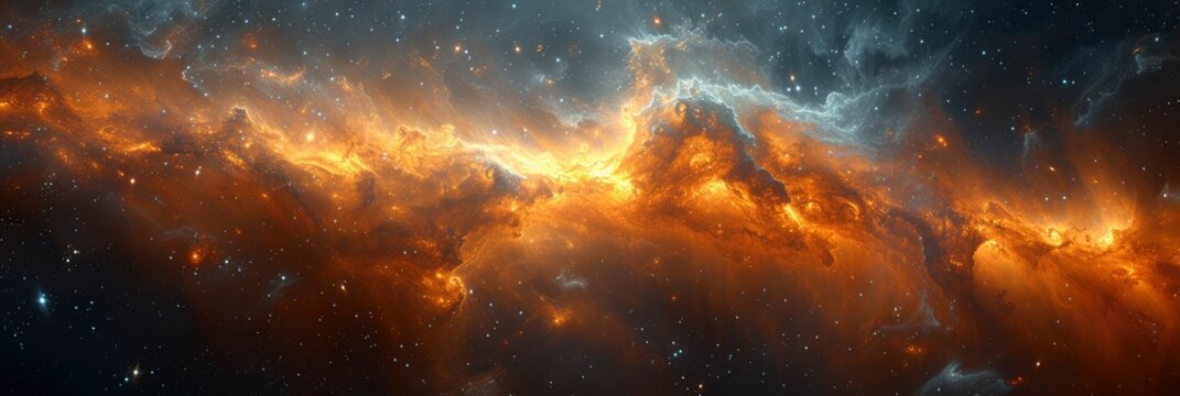 Abstract Science Fiction Outer Space Time, Background Banner HD