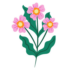 vector flower object illustration