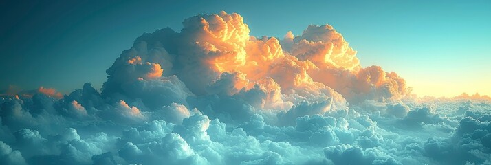 Beautiful Soft White Clouds On Blue, Background Banner HD