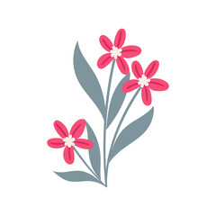 vector flower object illustration