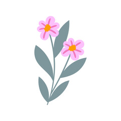 vector flower object illustration