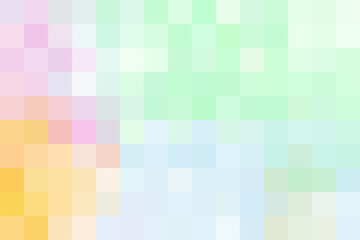 Colorful pixel background, gradient abstract tile background. Rectangular colourful check pattern
