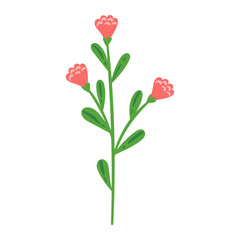 Naklejka premium vector flower object illustration