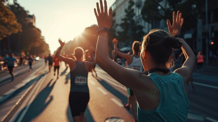 Marathon High-Fives, World NGOs Day