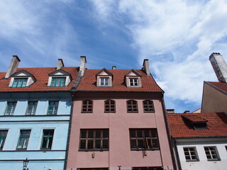 Fototapeta na wymiar Historical Buildings in Riga 