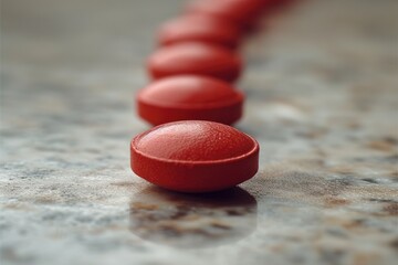 red drugs or medicines design professional photography