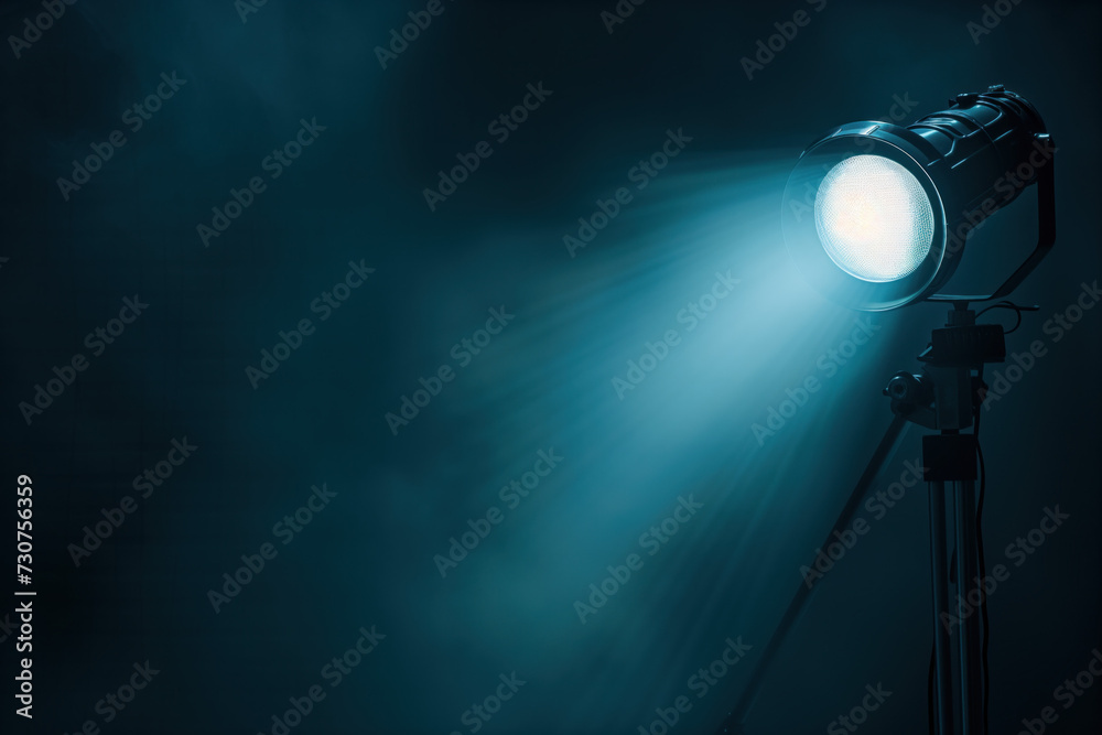 Poster Spotlight. Background image. Created with Generative AI technology