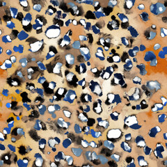 background from a crowd of people-animal-leopard