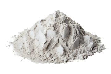 A cement on a white background Generative Ai