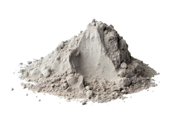 A cement on a white background Generative Ai