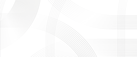 Deurstickers Vector abstract grey lines on modern pattern elegant gray line template Transparent background. © Grave passenger